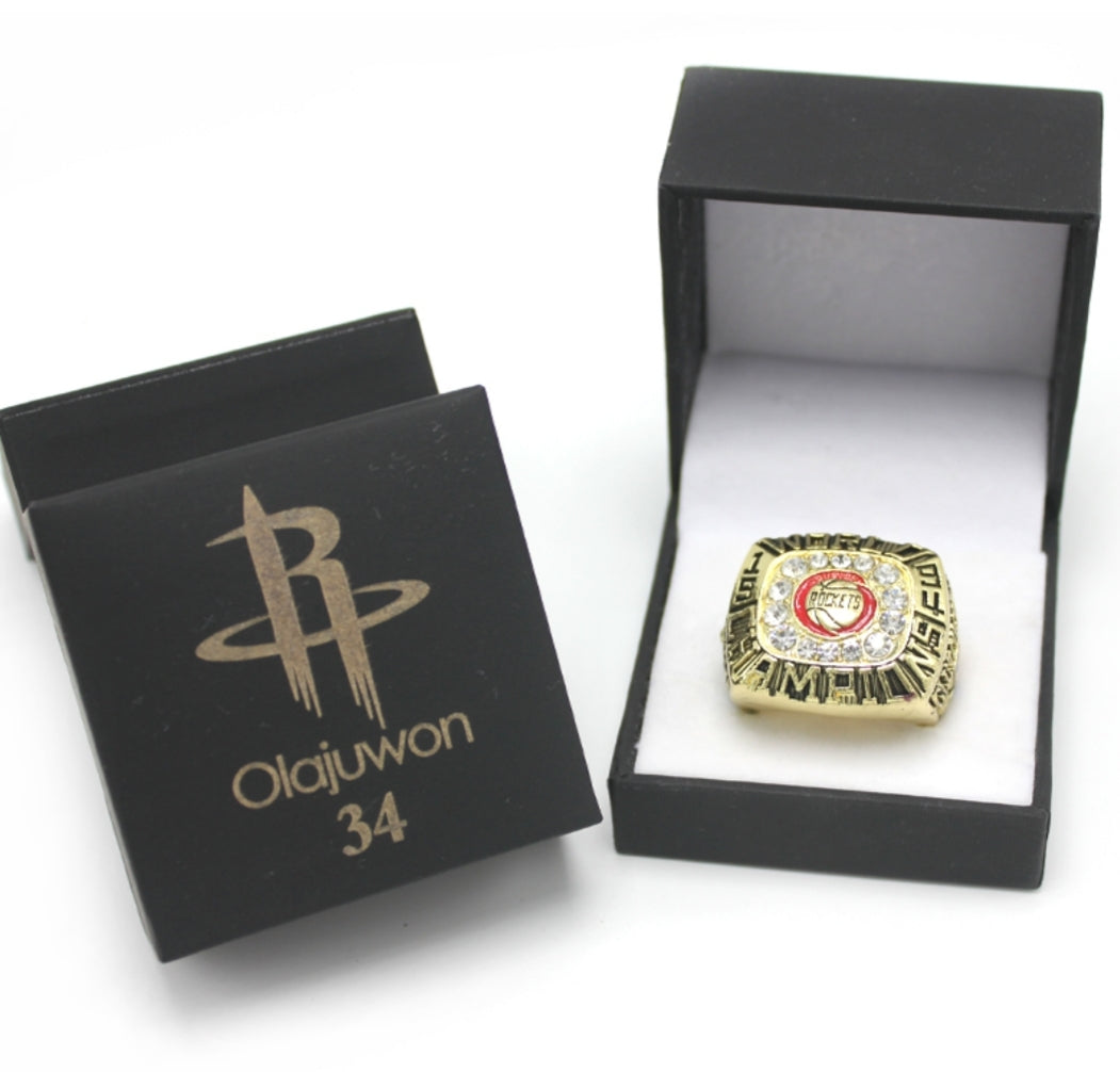 NBA Hakeem Olajuwon Houston Rockets 1994 Championship ring