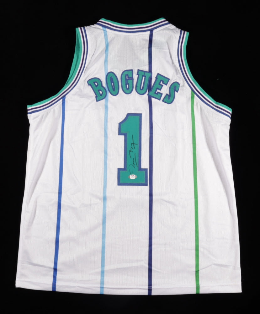 muggsy bogues white jersey