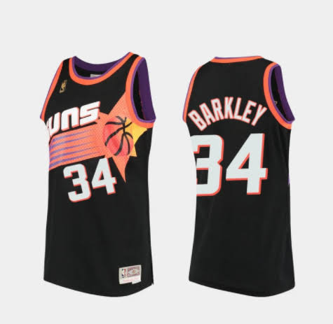 Champion NBA Phoenix Suns Charles Barkley #34 Jersey__PLS SEE PICTURES FOR  SIZE.