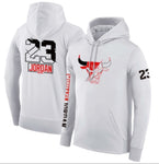 Michael Jordan White Chicago Bulls NBA Hoodie