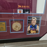 Will Ashcroft Signed and Framed Brisbane Lions Jumper