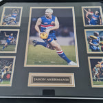Jason Akermanis Framed Western Bulldogs Picture