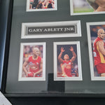 Gary Ablett Jnr Framed Gold Coast Suns Silver trimmed Pictures
