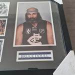 Bruce Doull Framed Carlton Picture
