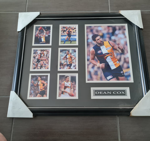 Dean Cox Framed West Coast Eagles Pictures