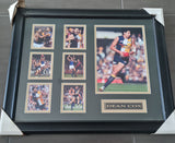 Dean Cox Framed West Coast Eagles Gold Trimmed Picture