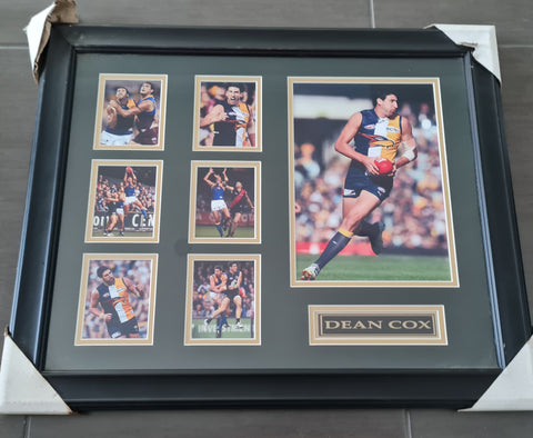 Dean Cox Framed West Coast Eagles Gold Trimmed Picture
