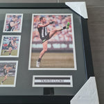 Travis Cloke Framed Collingwood Silver Trimmed Picture