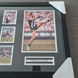Travis Cloke Framed Collingwood Silver Trimmed Picture