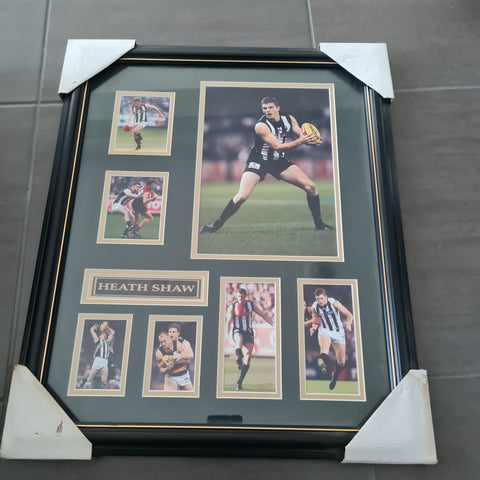 Heath Shaw Framed Collingwood Gold Trimmed Picture