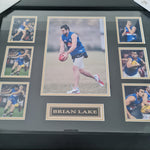 Brian Lake Framed Western Bulldogs Picture