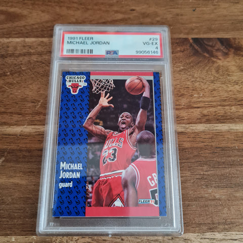 Michael Jordan 1991 Fleer PSA 4