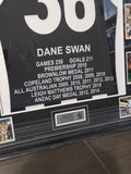 Dane Swan Signed Collingwood Framed Jumper