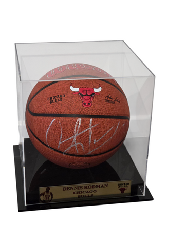 Dennis Rodman Auto graphed Basketball (Schwartz Sports COA)