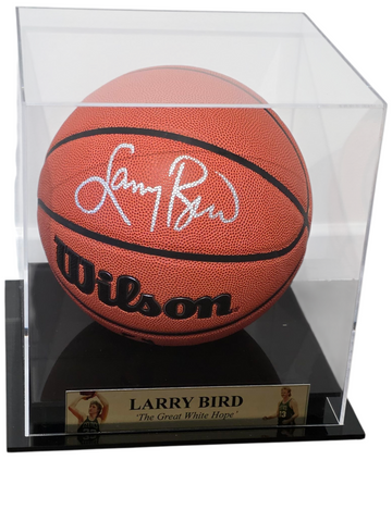 Larry Bird Signed NBA Basketball (Schwartz & Bird)