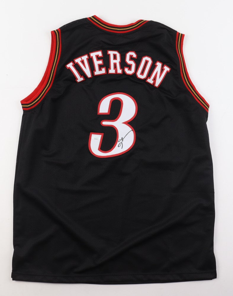 Allen Iverson Autographed 76ers Jersey with JSA COA