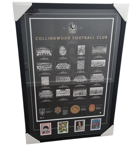 Collingwood Premiership Heroes Signed Pic. McKenna, Swan, Maxwell, Shaw Signature's.