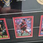 Essendon Premiership Heroes Signed Pic. Lloyd, Sheedy, Wanganeen, Long Signature's.