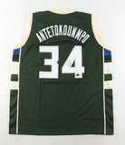 Giannis Antetokounmpo Signed Jersey (Beckett COA)
