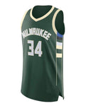 Giannis Antetokounmpo #34 Bucks Green Jersey