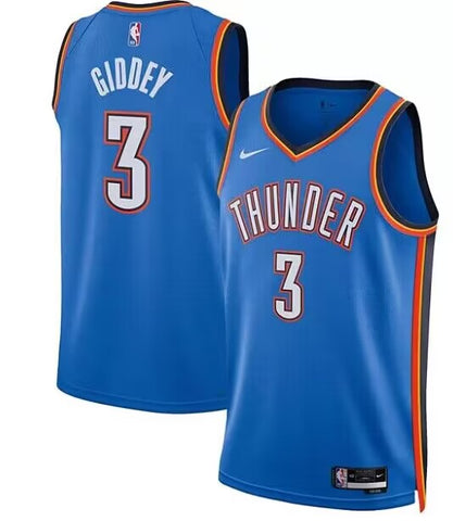 Josh Giddey OKC No.3 Jersey (Light Blue)
