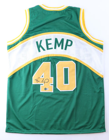Shawn Kemp Signed Jersey with Beckett COA