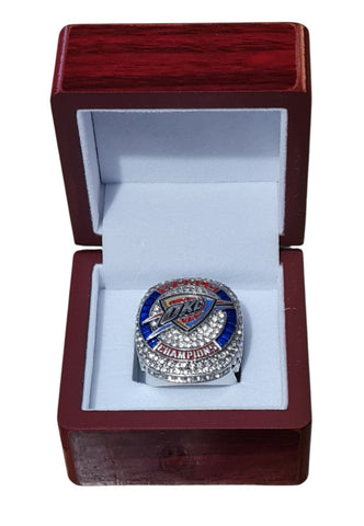 OKC Thunder Single 2025 Championship Ring. (Timber Box)
