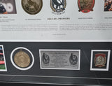 Collingwood 2023 Premiership Glory Framed Picture with Medals & Bobby Hill Signature