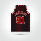 Dennis Rodman Autographed Bulls Jersey (Beckett COA)