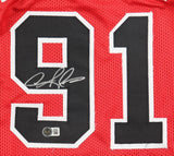 Dennis Rodman Autographed Chicago Bulls Home Jersey with JSA COA
