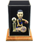 Steph Curry, Golden State Warriors Championship Ring and Statue.
