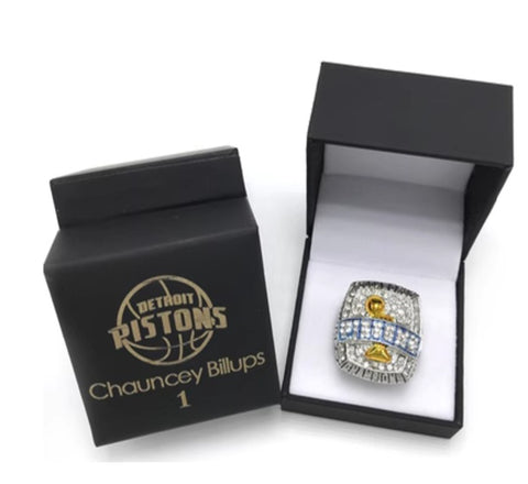 Chauncey Billups Single Detroit Pistons 2004 Championship ring.