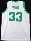 Larry Bird Autographed Celtics Away Jersey. (Beckett & Bird)