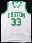 Larry Bird Autographed Celtics Away Jersey. (Beckett & Bird)