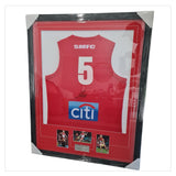 Isaac Heeney Signed and Framed Sydney Swans Jumper