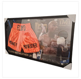Floyd Mayweather Signed and Framed Trunks (Beckett)