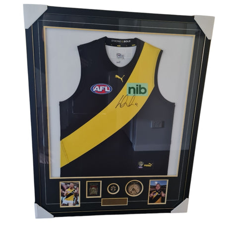 Dustin Martin Signed Richmond Tigers Framed Jumper