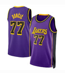 Luka Doncic Lakers Purple Jersey No.77