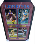 Lion Kings limited Signed Brisbane Brownlow Medallists and COA