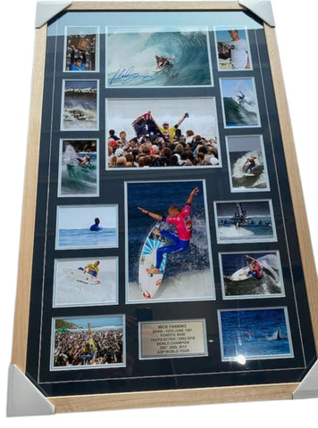 Mick Fanning Signed Career Commemorative Picture with COA