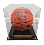 Alonzo Mourning Signed Basketball (Schwartz)