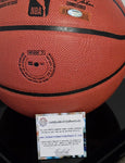 Hakeem Olajuwon Signed NBA Basketball (Schwartz COA)
