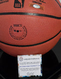 Hakeem Olajuwon Signed NBA Basketball (Schwartz COA)