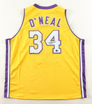 Shaquille O'Neal Autographed Lakers Home Jersey Beckett Hologram