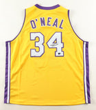 Shaquille O'Neal Autographed Lakers Home Jersey Beckett Hologram