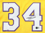 Shaquille O'Neal Autographed Lakers Home Jersey Beckett Hologram