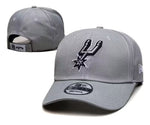 San Antonio Spurs Grey Strap Back Cap