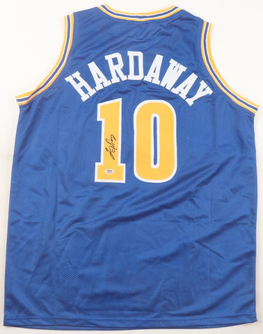 Tim Hardaway Autographed Golden State Warriors Jersey with PSA COA