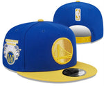 Golden State Warriors Blue & Yellow Snap Back Cap