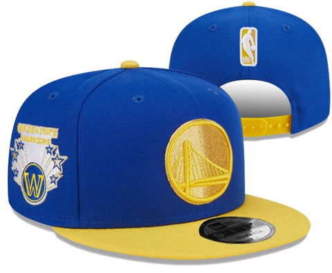 Golden State Warriors Blue & Yellow Snap Back Cap